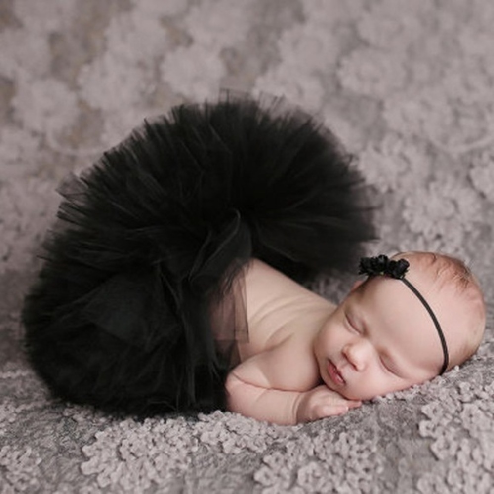 Headband and tutu Photography prop